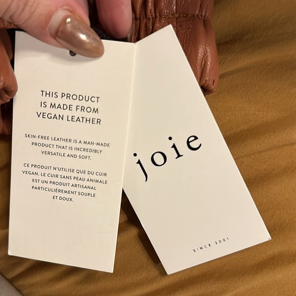 NWT JOIE Wadley Cropped Vegan Leather Drawstring Pants XS - Picture 6 of 7